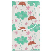 Rain Cats Kleine Geschenktüte (Rückseite)