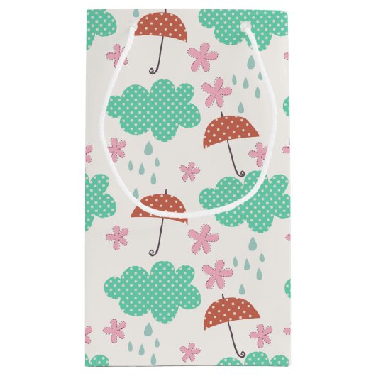 Rain Cats Kleine Geschenktüte (Rückseite)