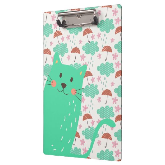 Rain Cats Klemmbrett (Links)