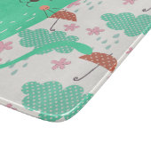 Rain Cats Schneidebrett (Ecke)