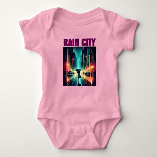 Rain City Baby Strampler (Vorderseite)