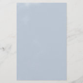 Rain Cloud Boy Baby Bingo Game Flyer (Hinten)