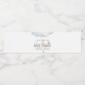 Rain Cloud Boy Baby Dusche Wasser Flasche Etikett (Einzelnes Label)