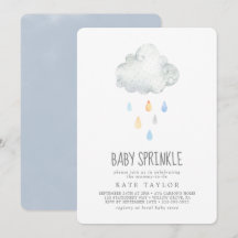 Rain Cloud Boy Baby Sprinkle