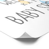 Rain Cloud Boy Baby Sprinkle Willkommenspender Poster (Ecke)