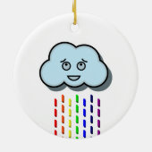 Rain Cloud Finds Relief Keramik Ornament (Hinten)