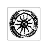 Rain Dance Spirituosen Gummi Briefmarke, SW Design Gummistempel (Prägung)