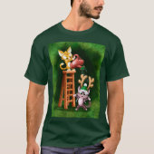 RAIN DEER CATS von Jeff Willis Art T-Shirt (Vorderseite)