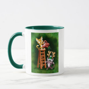 RAIN DEER CATS von Jeff Willis Art Tasse