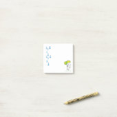 Rain drop notes post-it klebezettel (Auf Schreibtisch)