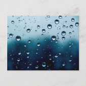 Rain Drop Postkarte (Vorderseite)