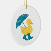 Rain Duck Keramik Ornament (Rechts)