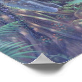 Rain Forest Landschaft Wasserfall Locarno Poster (Ecke)