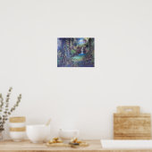 Rain Forest Landschaft Wasserfall Locarno Poster (Küche)