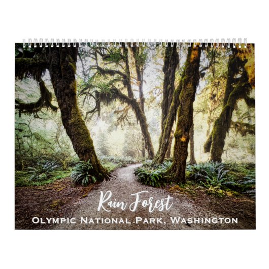 Rain Forest ・ Olympic National Park, Washington Kalender (Titelbild)