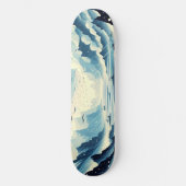 Rain Hail Migrating Birds Snow Mountains Scenery Skateboard (Vorderseite)