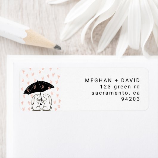 Rain Hearts | Rücksendeadresse (Insitu)