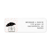 Rain Hearts | Rücksendeadresse (Vorne)