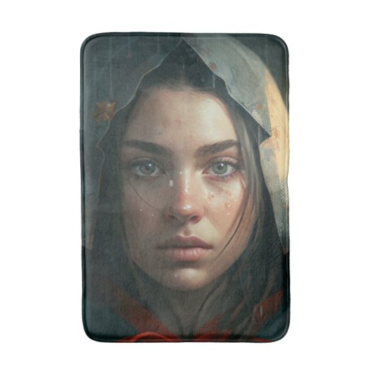 Rain hood girl badematte (Vorderseite Vertikal)
