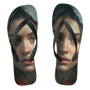 Rain hood girl badesandalen