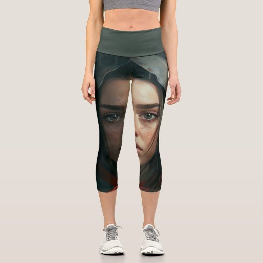 Rain hood girl capri leggings (Vorderseite)