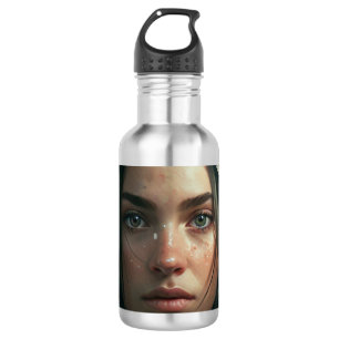 Rain hood girl edelstahlflasche