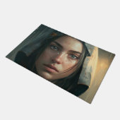 Rain hood girl fußmatte (Schrägansicht)