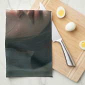 Rain hood girl geschirrtuch (Viertel Falte)