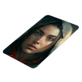 Rain hood girl magnet (Linke Seite)
