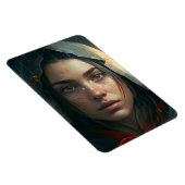 Rain hood girl magnet (Rechte Seite)