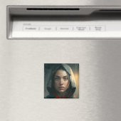 Rain hood girl magnet (In Situ (Geschirrspüler))