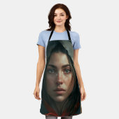 Rain hood girl schürze (Getragen)