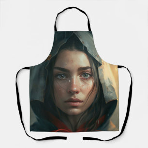 Rain hood girl schürze