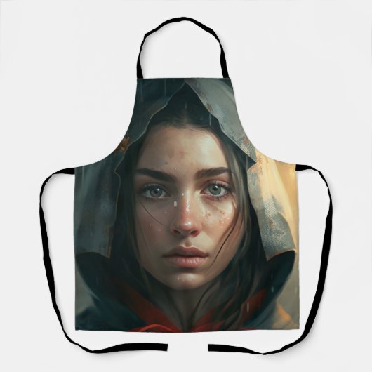 Rain hood girl schürze (Vorderseite)