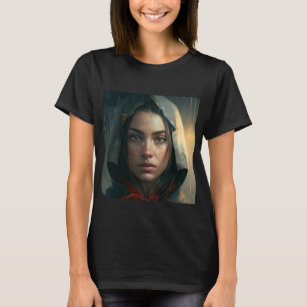 Rain hood girl T-Shirt
