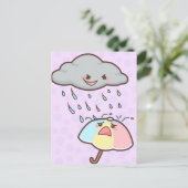 Rain Hurts Postcard Postkarte (Stehend Vorderseite)