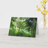 Rain in the Rainforest Karte (Gelbe Blume)