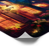 Rain-Kissed Nostalgia Poster (Ecke)
