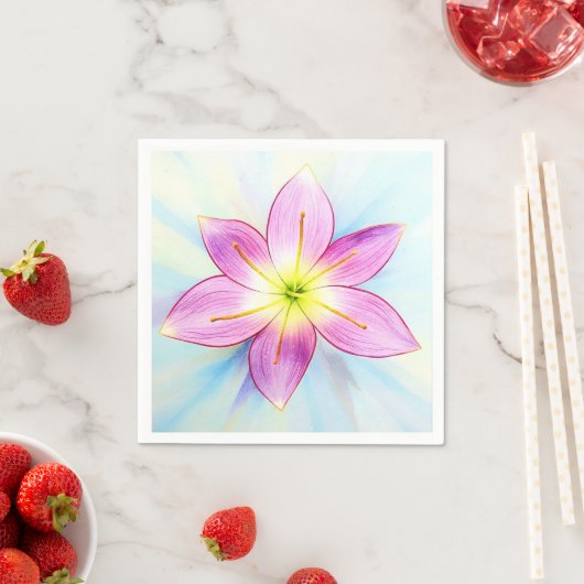 Rain Lily Napkins Serviette (Beispiel)