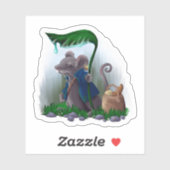 Rain Mouse |  Aufkleber (Blatt)