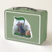 Rain Mouse |  Metall Brotdose (Rückseite)