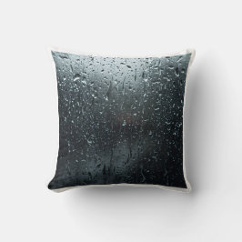 Rain on Glass Distortion Window Film Kissen