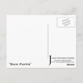 "Rain Puffs" - Postkarte (Rückseite)