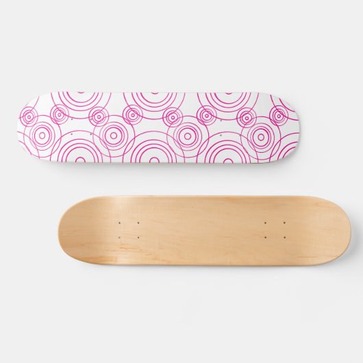 Rain Ripples Muster Skateboard (Horizontal)