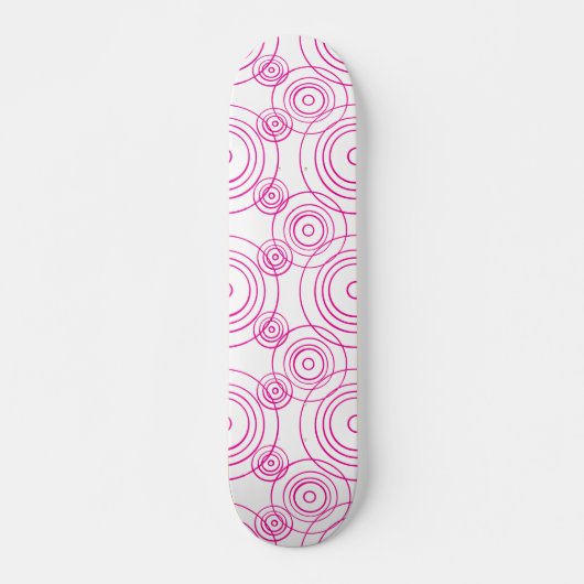 Rain Ripples Muster Skateboard (Vorne)