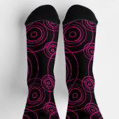 Rain Ripples Muster Socken (Oben)