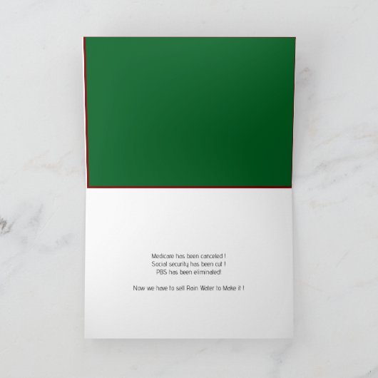 Rain Sale Card Karte (Innenseite)