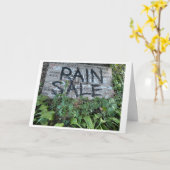 Rain Sale Card Karte (Gelbe Blume)