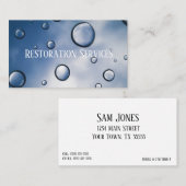 Rain senkt die Visitenkarte (Vorne/Hinten)