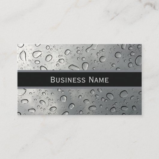 Rain senkt die Visitenkarte (Vorderseite)